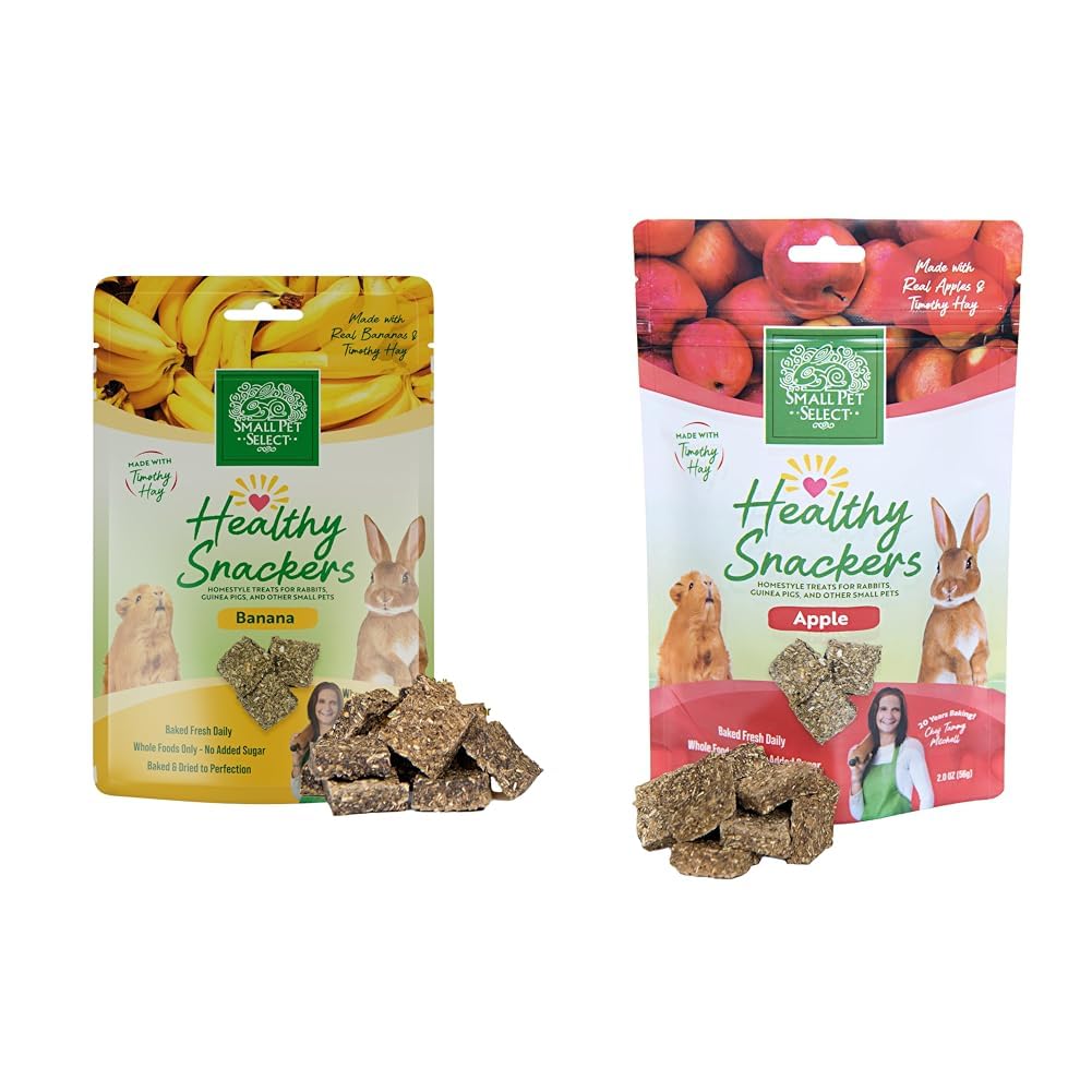 Small Pet Select - Healthy Snackers - Banana &amp; Apple