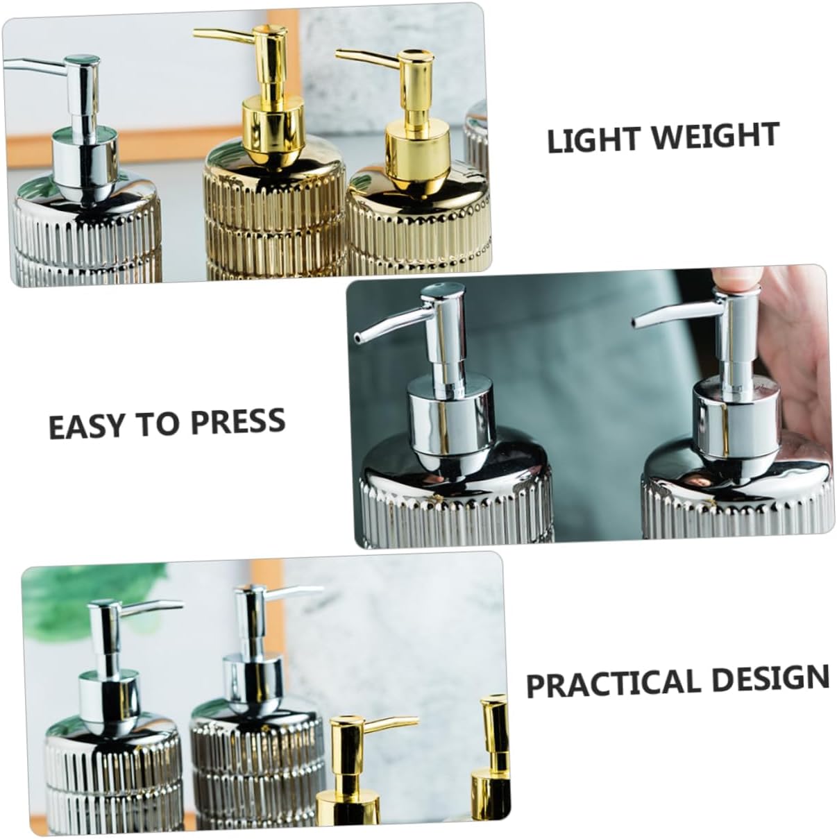 Stylish Bath Lotion Sub Bottles Press Type Storage Bottles Lotion for Holders