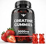 Creatine Gummies 5000mg | Creatine Monohydrate Gummies – Chewable Creatine Supplement for Men & Women | 120 Vegan Gummies Easy Pre & Post Workout Gym Support for Performance and Muscle Power - Image 1