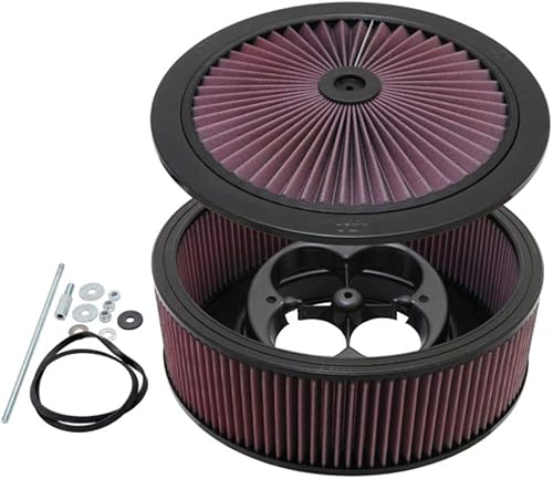 K&N X-Stream Filtro de aire superior Alto rendimiento, Premium, Lavable, Reemplazo del filtro del motor Forma Redondo, 66-3220