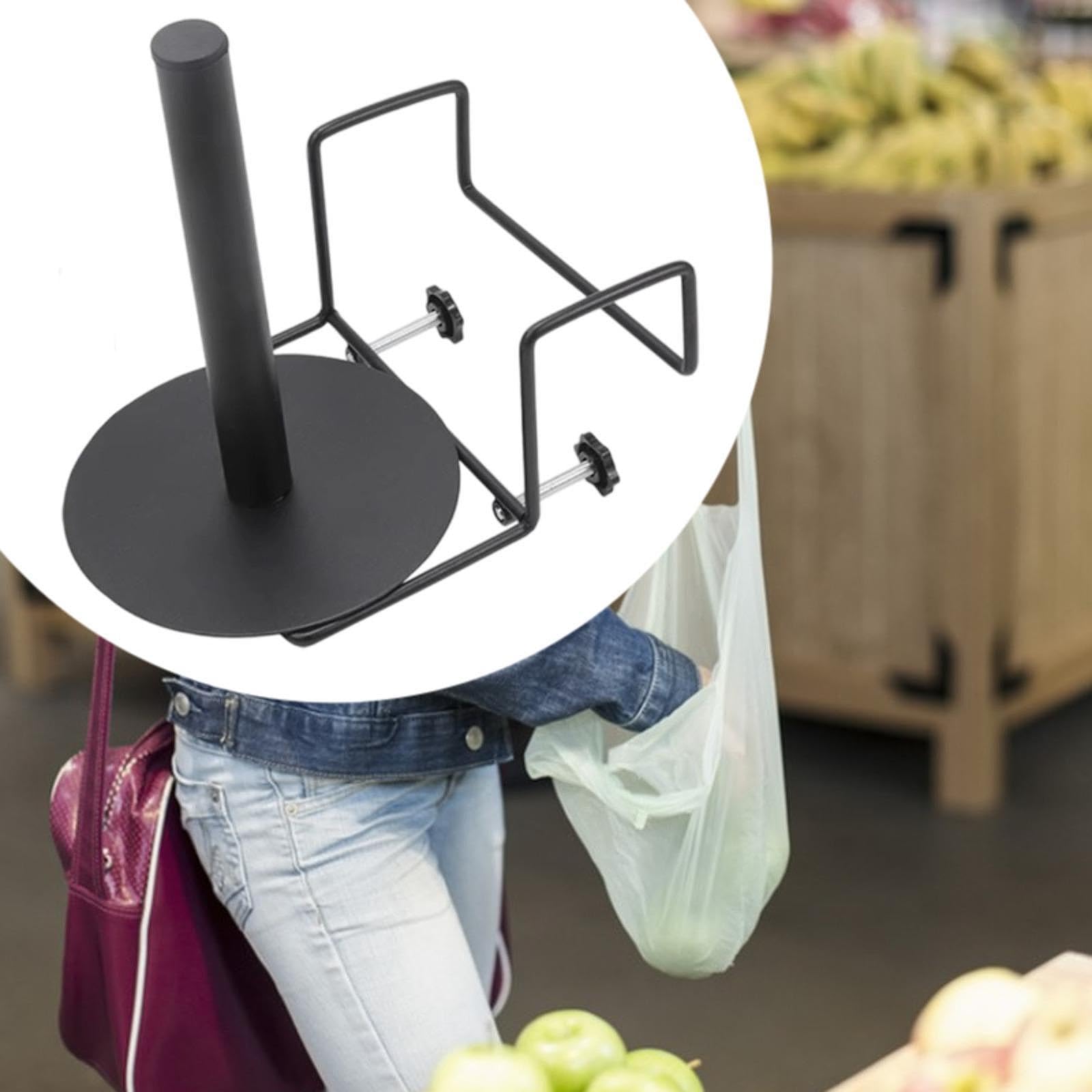Soporte Metálico para Bolsas de Basura, Expositor de Almacenamiento, Soporte para, Práctico para Supermercados, Tiendas Minoristas Y a, Style C, Individual