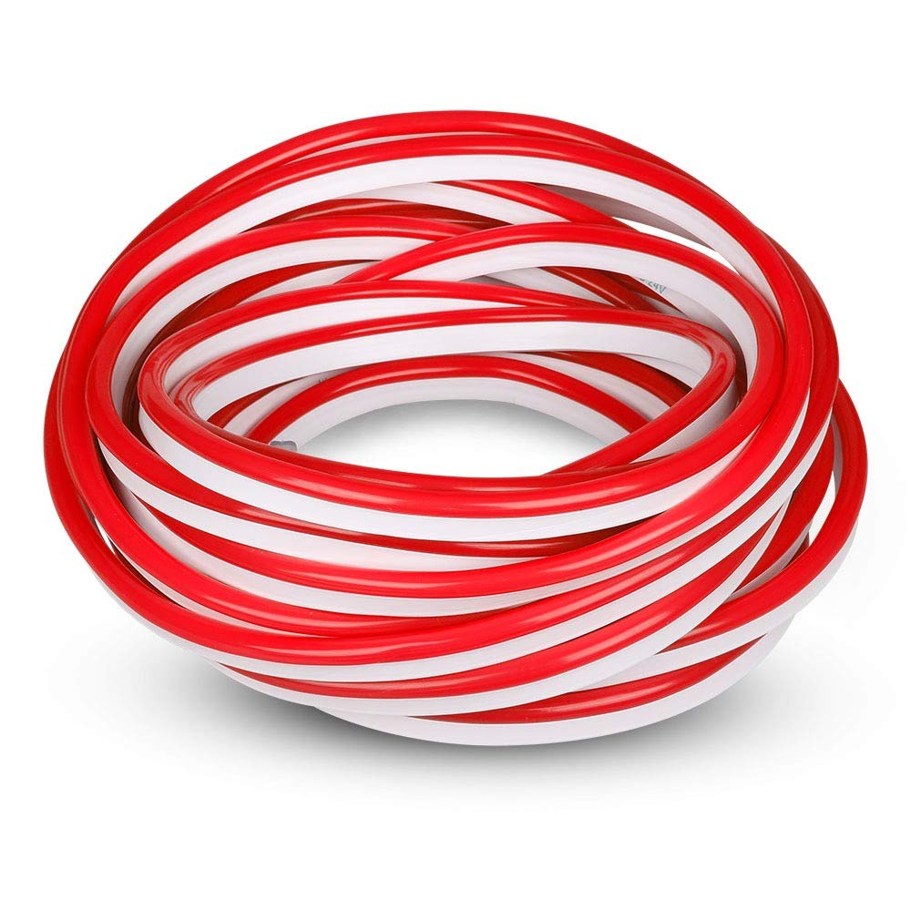 LED Neon Flex 24V Luce Rossa 160° Ip65 - Bobina 10M