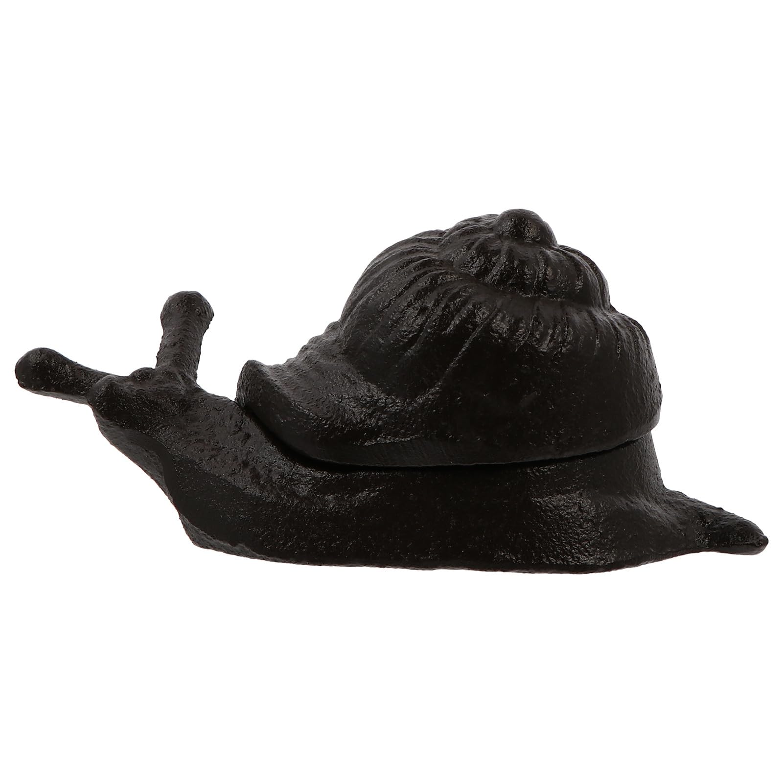 Cast Iron Snail Garden Key Holder Box, Decorative Outdoor Key Organizer, Hidden Storage Container for Home and Garden Security