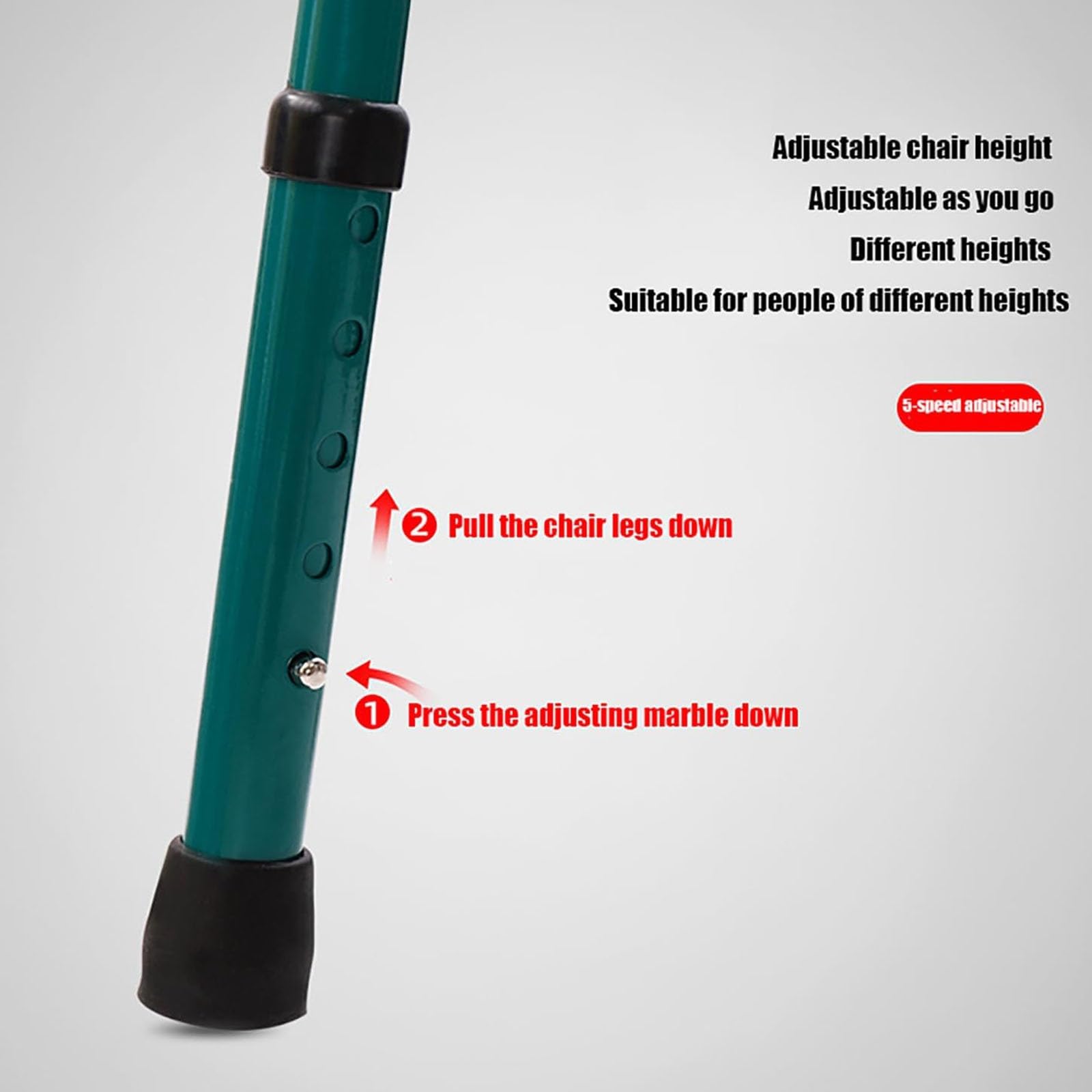 CEEBUS Andador para Ancianos 2 Ruedas, Ligero, Plegable, con Asiento, Verde, para Personas con Movilidad Reducida, Adulto/Senior, Aluminio