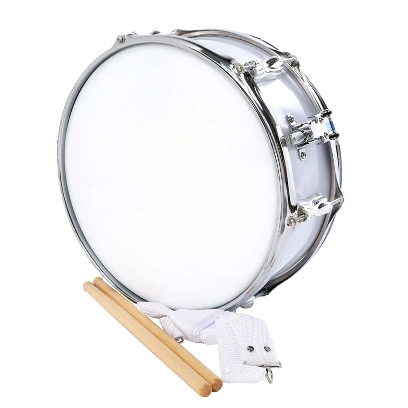 QUXVUIS Rullante da 13 pollici, strumento a percussione con tono, batteria musicale, set per giovani musicisti, accessori, giocattoli musicali