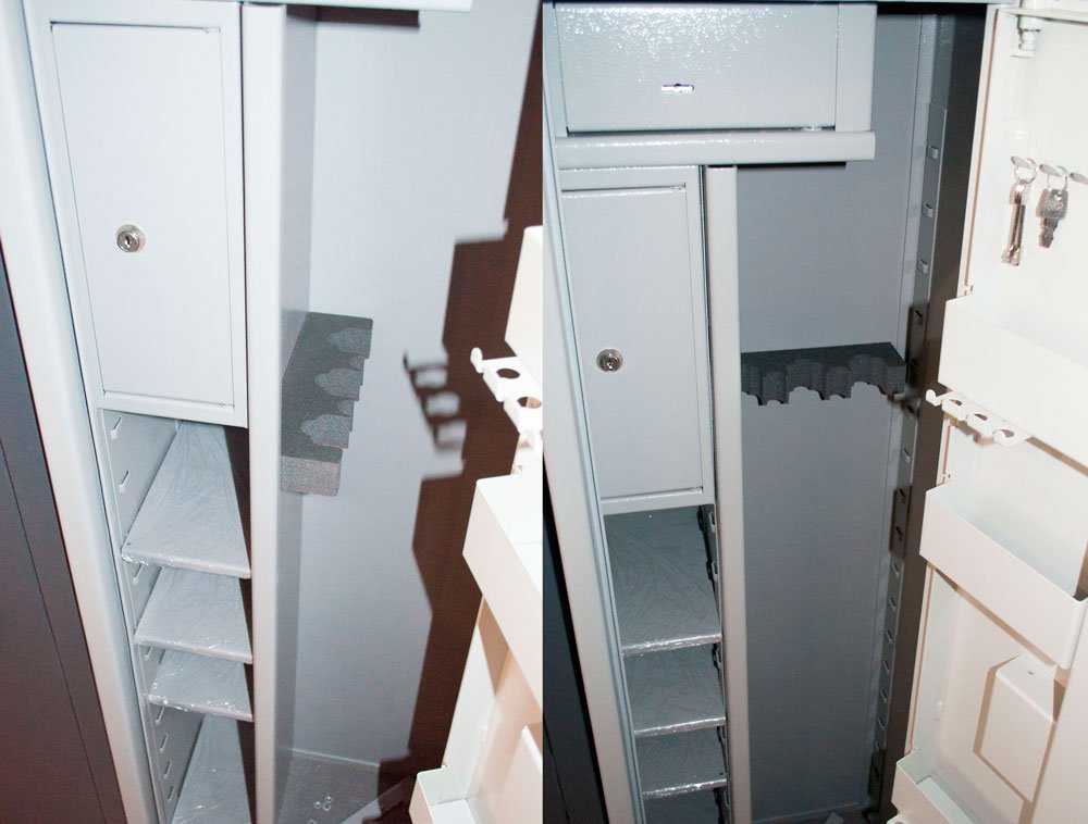 Foam Gun Rack for Three Guns Universal Rifle Barrel Rest with