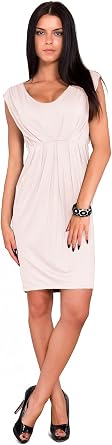 FUTURO FASHION Womens Tulip Dress Sleeveless with V-Neck Casual Style 8437
