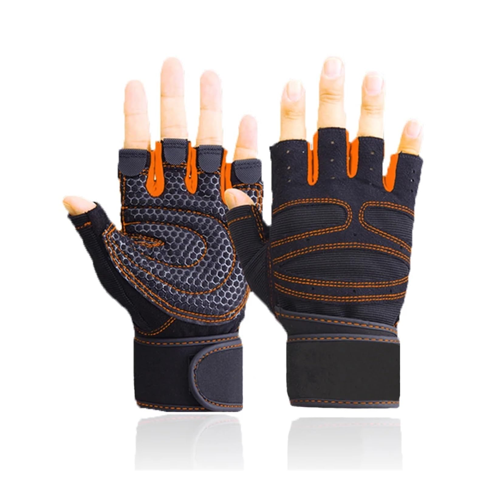 Guanti Palestra Unisex Rawhide – Mezzo Dito, Fitness, Bodybuilding E Sollevamento Pesi