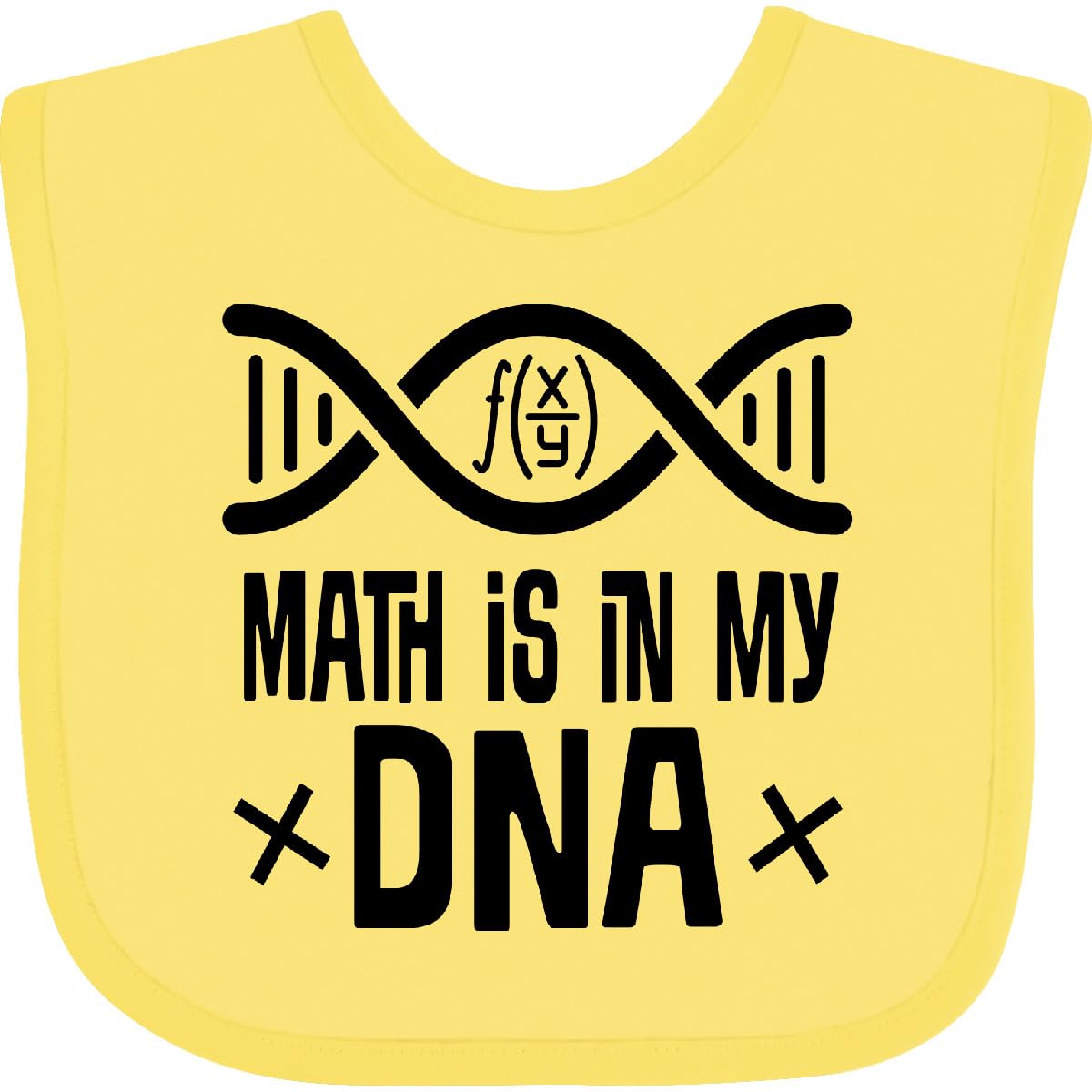 inktastic Funny Math Is in My DNA Baby Bib