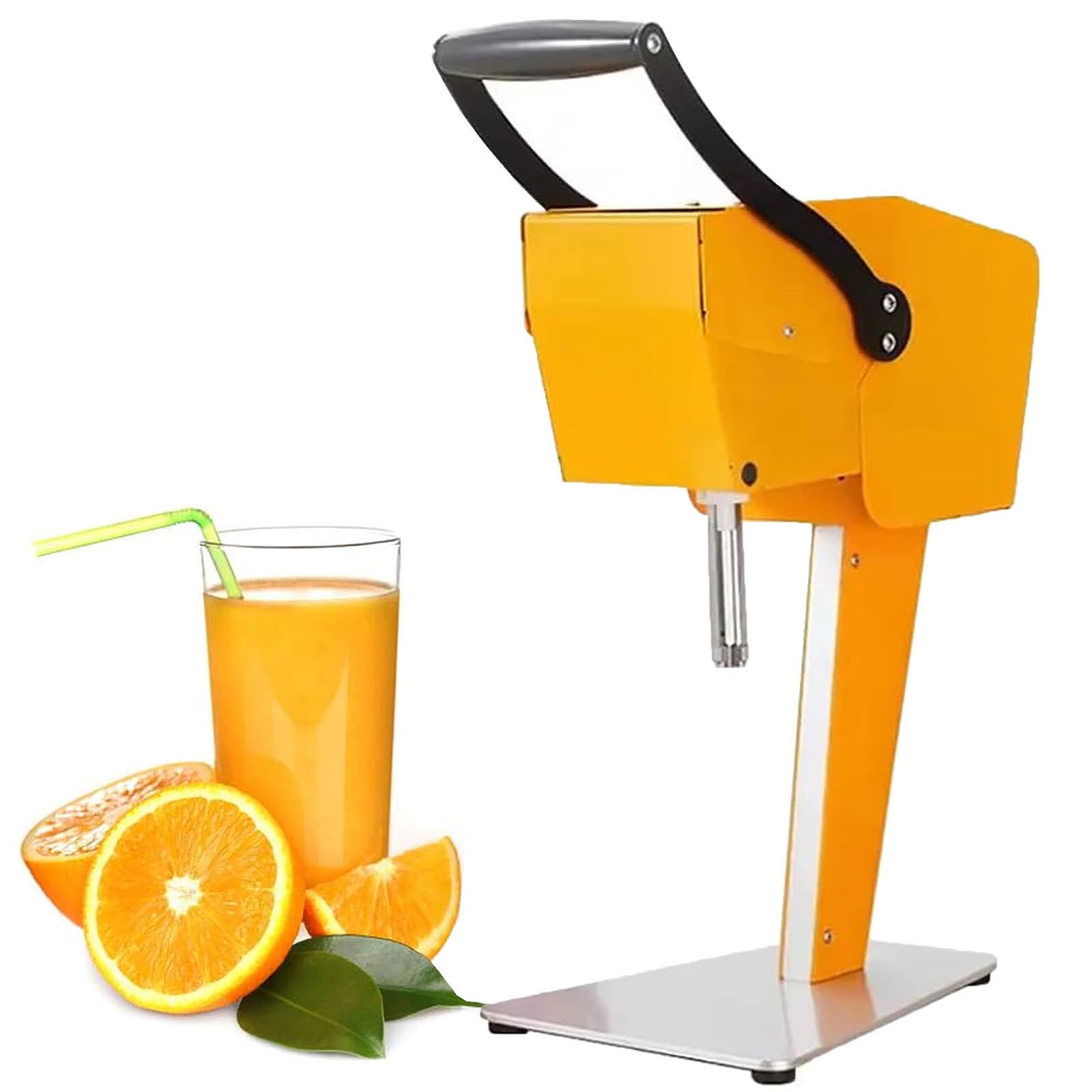Exprimidor Profesional de cítricos y Limones - Exprimidor Comercial de Naranjas, limas y Prensa eléctrica - Prensa de Metal para zumos y exprimidor de Naranjas