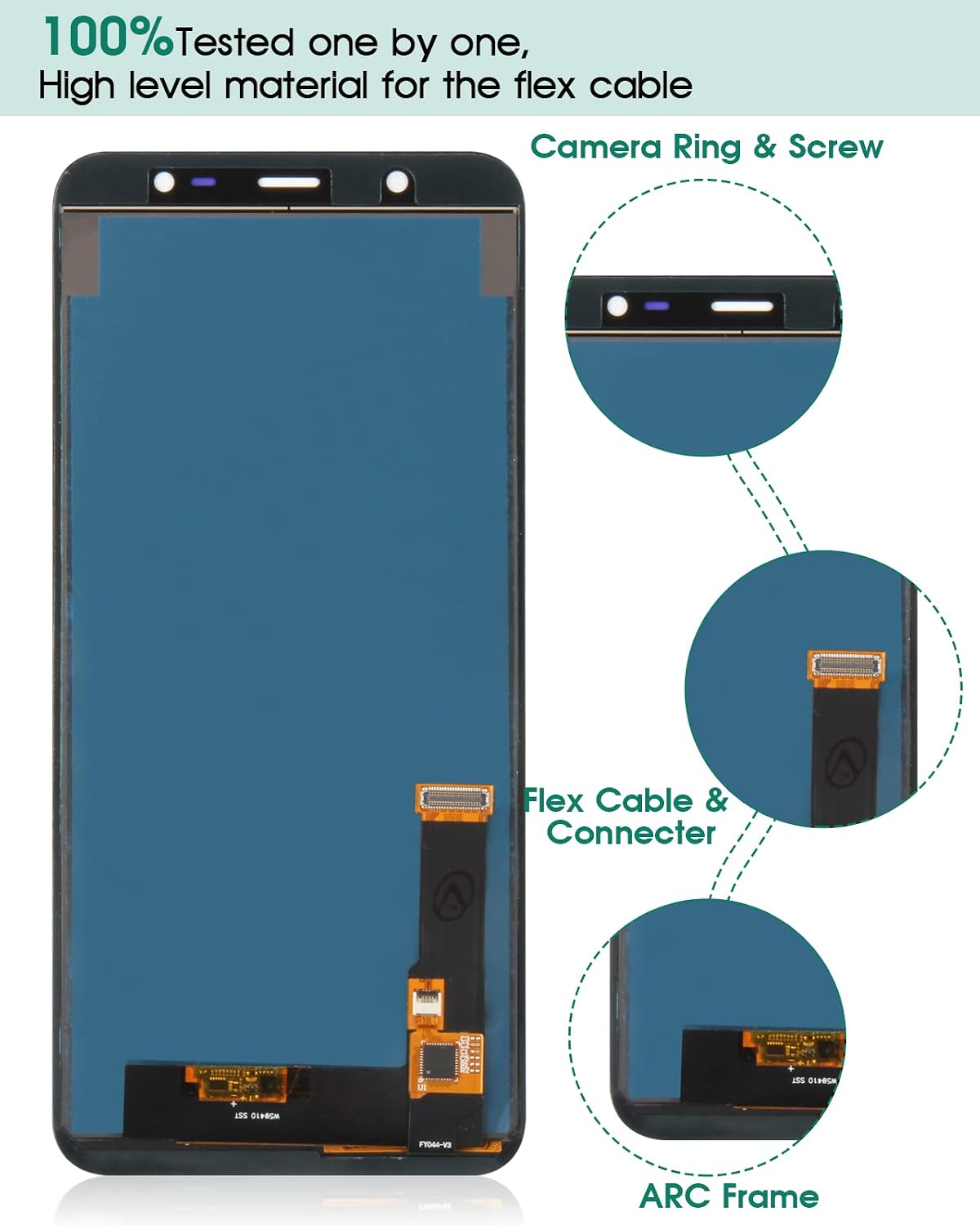 Screen Replacement for Samsung Galaxy J810 J8 2018 J810M J810F J810G J810Y J810GF TFT LCD Touch Screen digitizer Glass Assembly Kits 6.0(NOT AMOLED) Include Tempered Glass