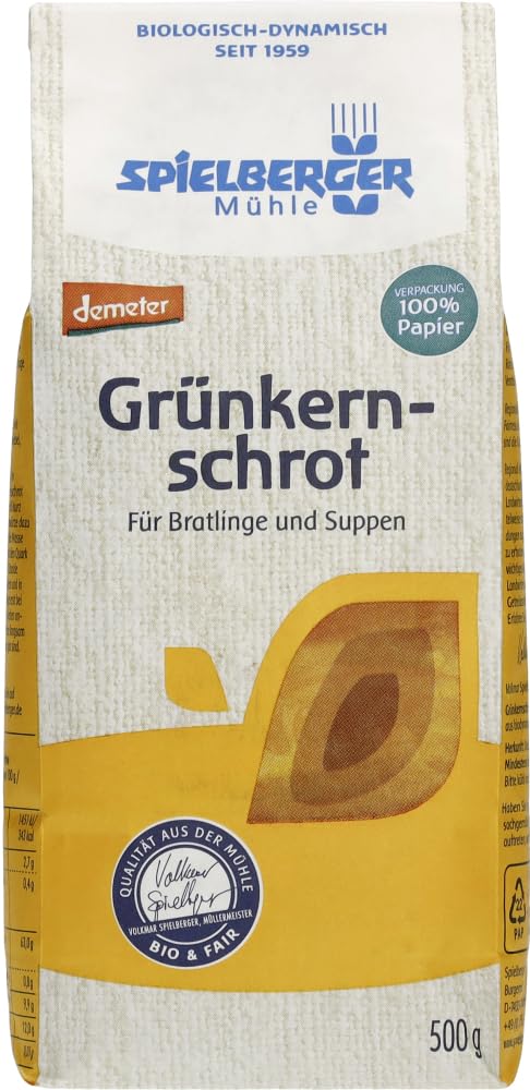 Grünkernschrot, demeter 18 x 500 g