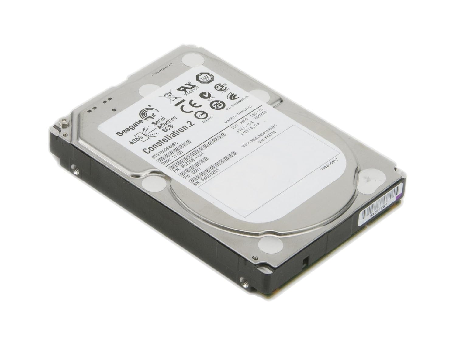 Seagate Constellation 2 HDD-ST91000640SS 1TB 7200 RPM 64MB Cache 2 5 SAS 6Gb s Internal Enterprise Hard Drive