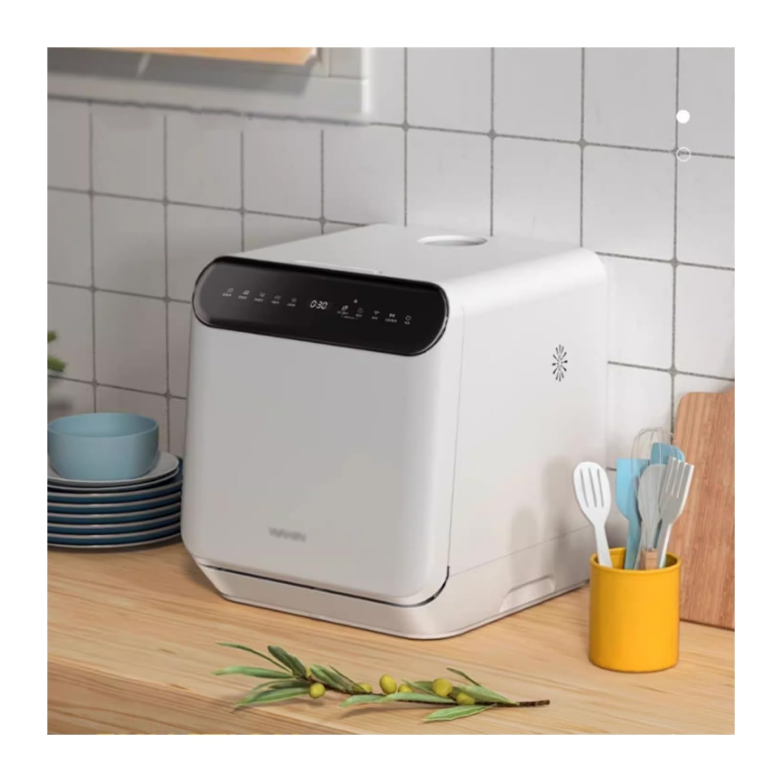 Lavastoviglie da appoggio Lavastoviglie da tavolo completamente automatica for uso domestico Mini Small Desktop senza installazione