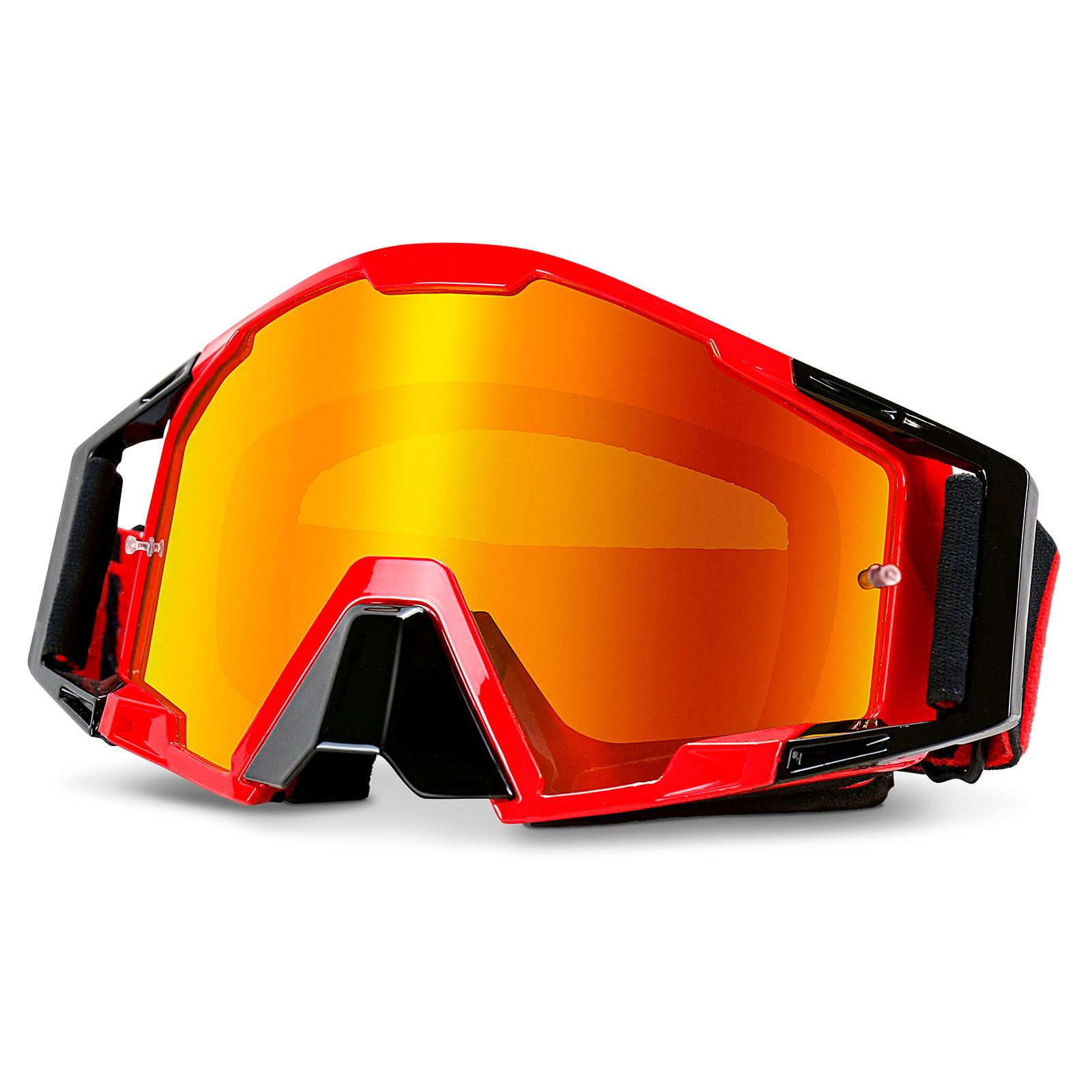 Sponsored Ad – Motocross Goggles with Removable Nose Cover for MX ATV Off-Road Dirt Bike OTG Goggles for Men and Women