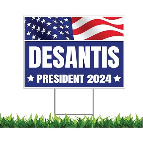 Desantis President: 2024 Moonlight4225 Yard Sign