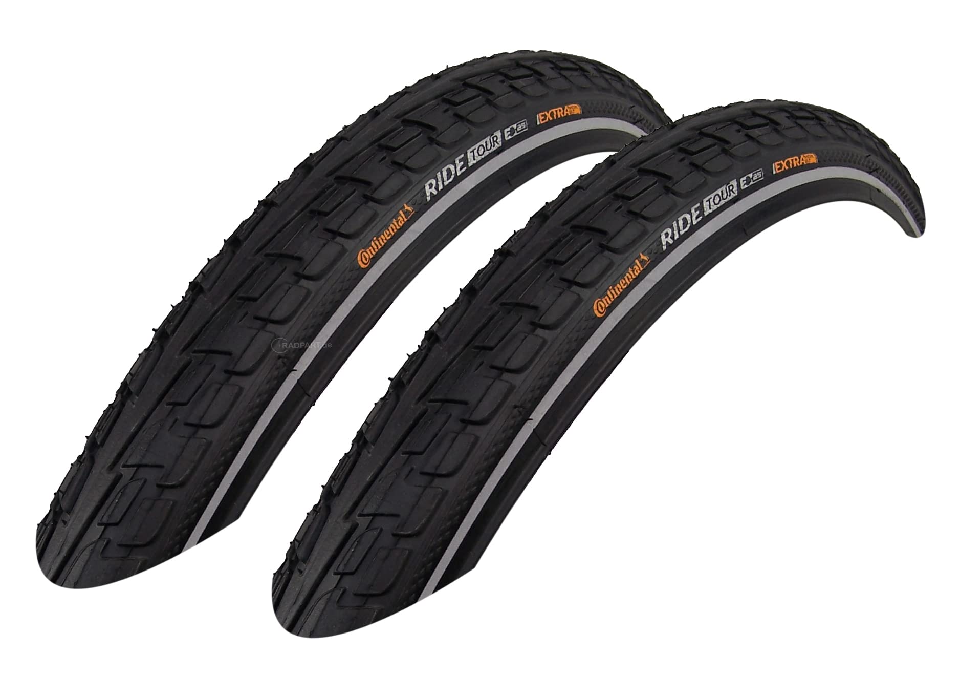 2X Continental Ride Tour 47-622 Reflex 28x1.75 Reifen Mantel Decke Fahrradreifen