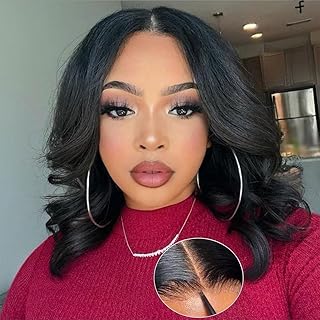 Bob Wigs for Women Human Hair, Wear and Go Glueless Wig Huma