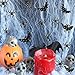 Becfupo 300Pcs Halloween Spider Bat Plastic Rings - Bulk Halloween Party Favors & Decoration
