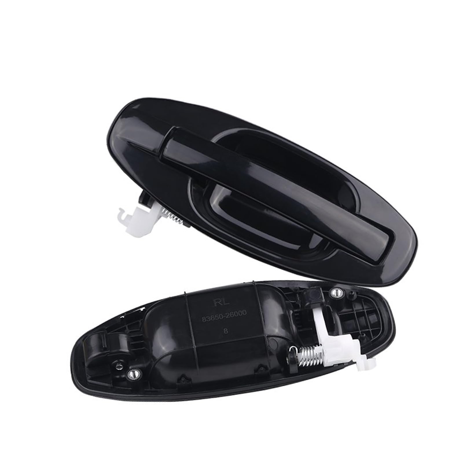 Xdworuw for Hyundai for Santa for Fe 2001 2002 2003 2004 2005 2006 82650-26000 82660-26000 4 Doors Car Outside Handle Bowl Door Handle Exterior Cover(Back Left)