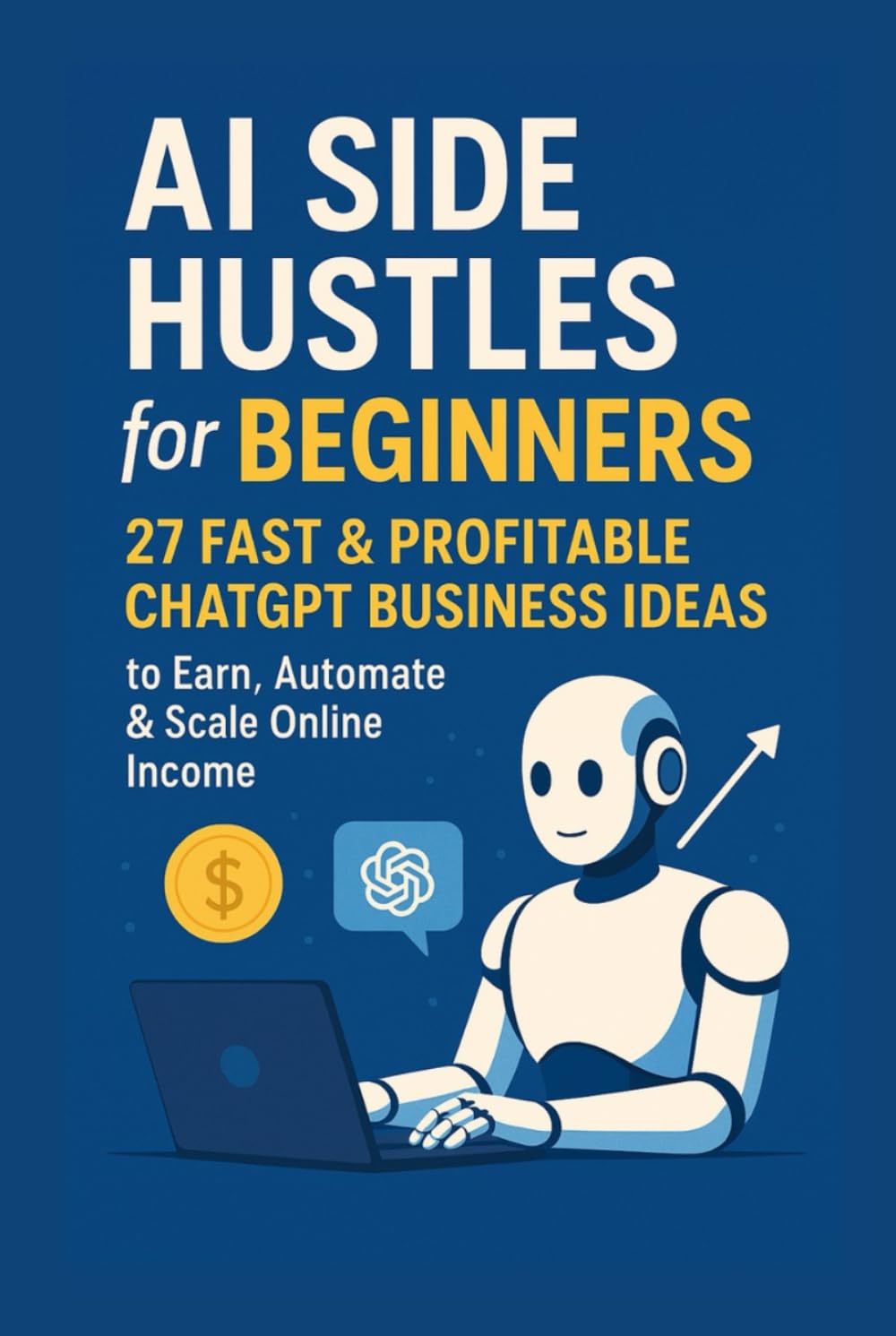 AI Side Hustles for Beginners: 27 Fast & Profitable ChatGPT Business Ideas to Earn, Automate & Scale Online Income