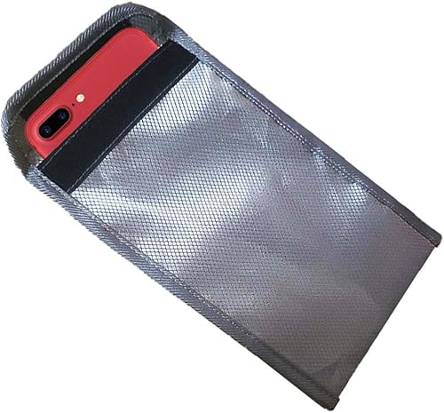Faraday - Bolsa antiradiación para teléfono celular compatible con iPhone 12 Pro, funda de bloqueo de señal de seguridad, protección EMF 5G, RF,