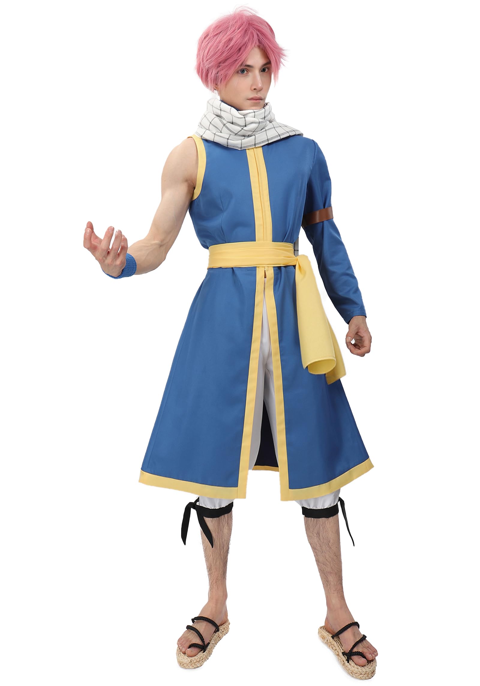 DAZCOS US Size Men's Cosplay Costume Full Set With Scarf Wrister Halloween