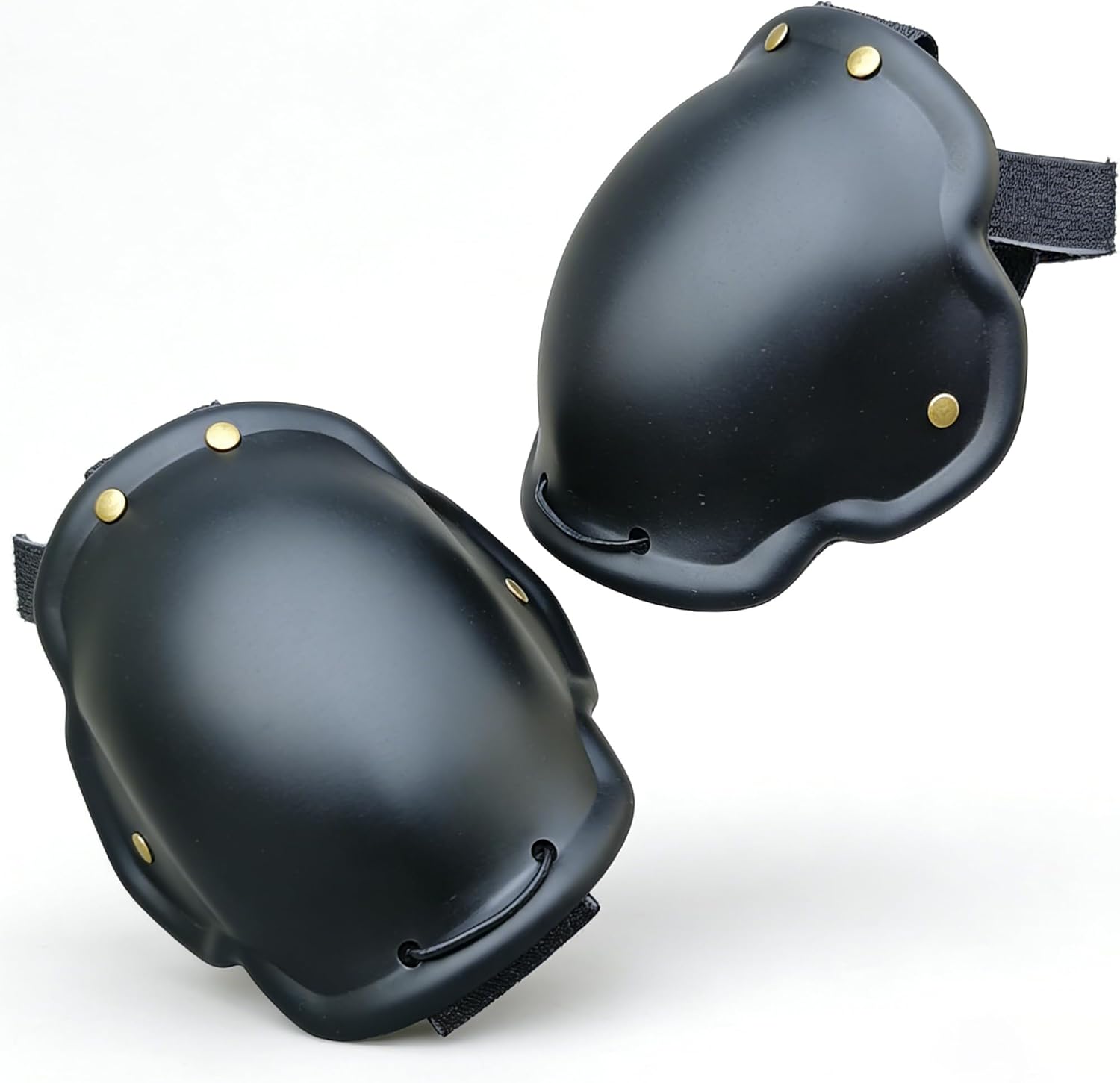 LEONARK Hema Knee and Elbow Pads Set, Full Protection with Metal Rivets, Double Wings, Adjustable Velcro Straps, Universal Size for Adults