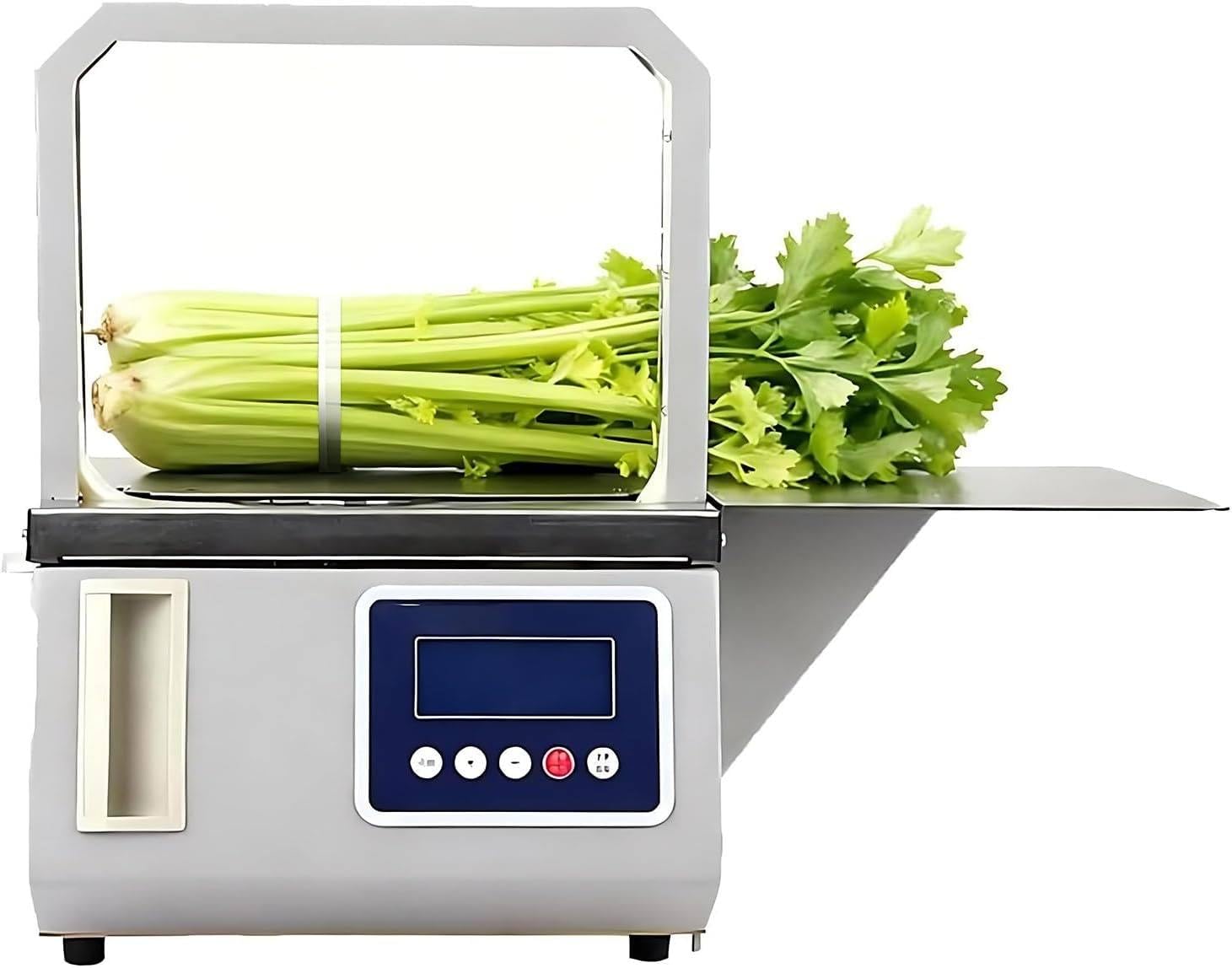 XUXIAO Automatic Strapping Machine Binding Tool Packaging, Automatic Bundling Machine, Small Supermarket Vegetable Packing Machine, for Printed Materials Supermarket Industry 8.6 * 6.6in
