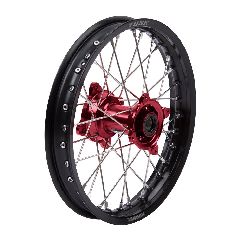 Amazon.com: Tusk Impact Complete Wheel - Rear 16 x 1.85 Black Rim