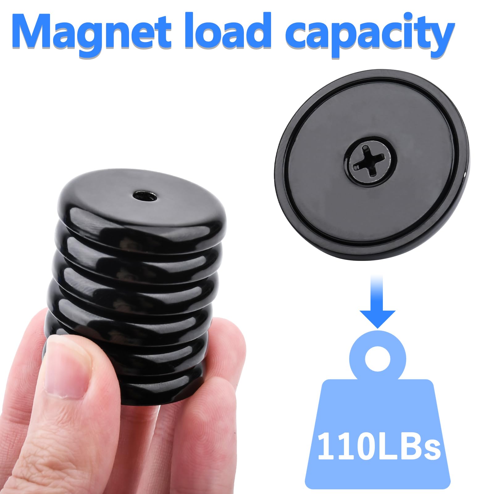 Neodymium Magnets Extra Strong Black - Image 3