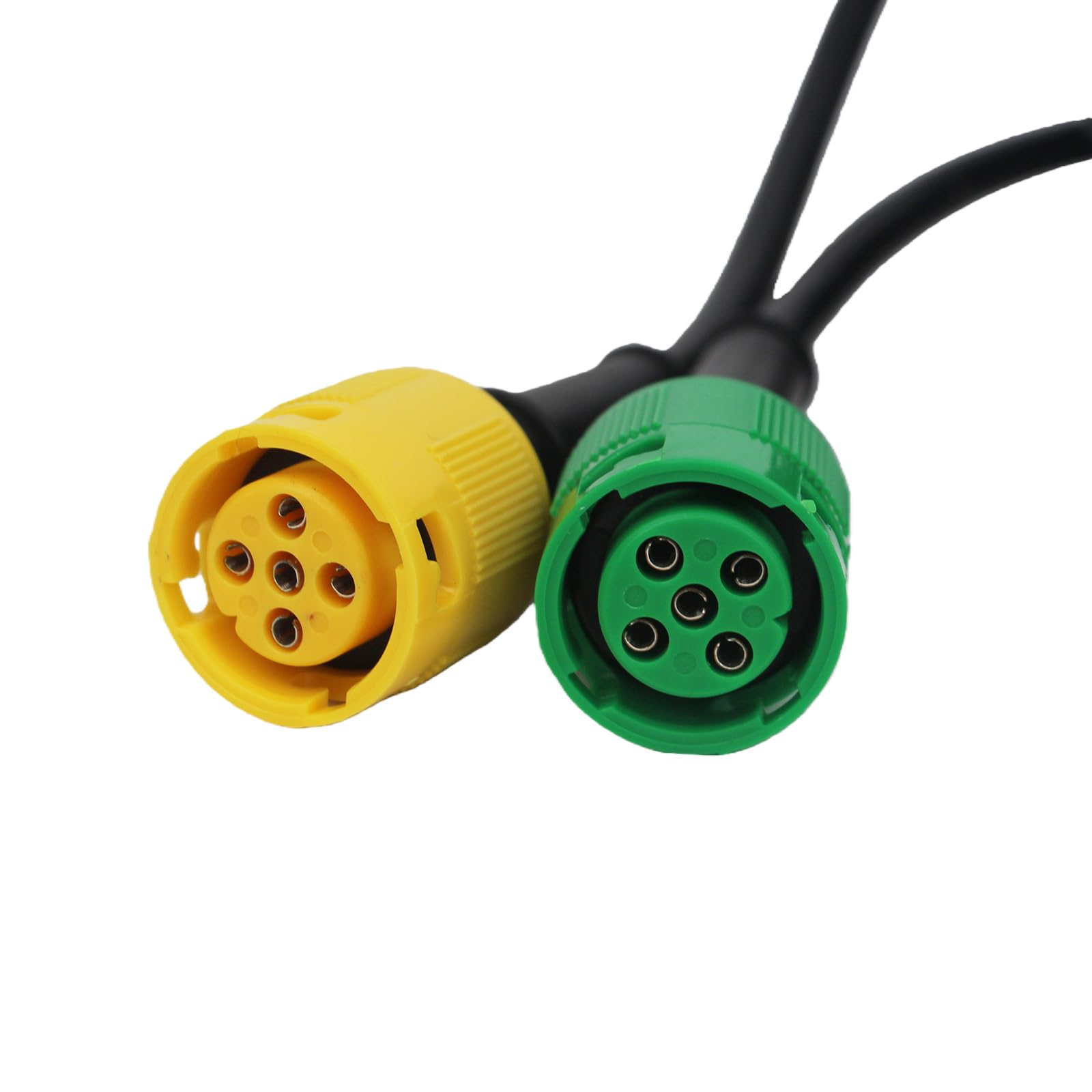Cable de remolque precableado enchufe 13Pin Cableado 2x 5 Pin con conector bayoneta 5M/16,4FT para cableado remolque coche luces traseras