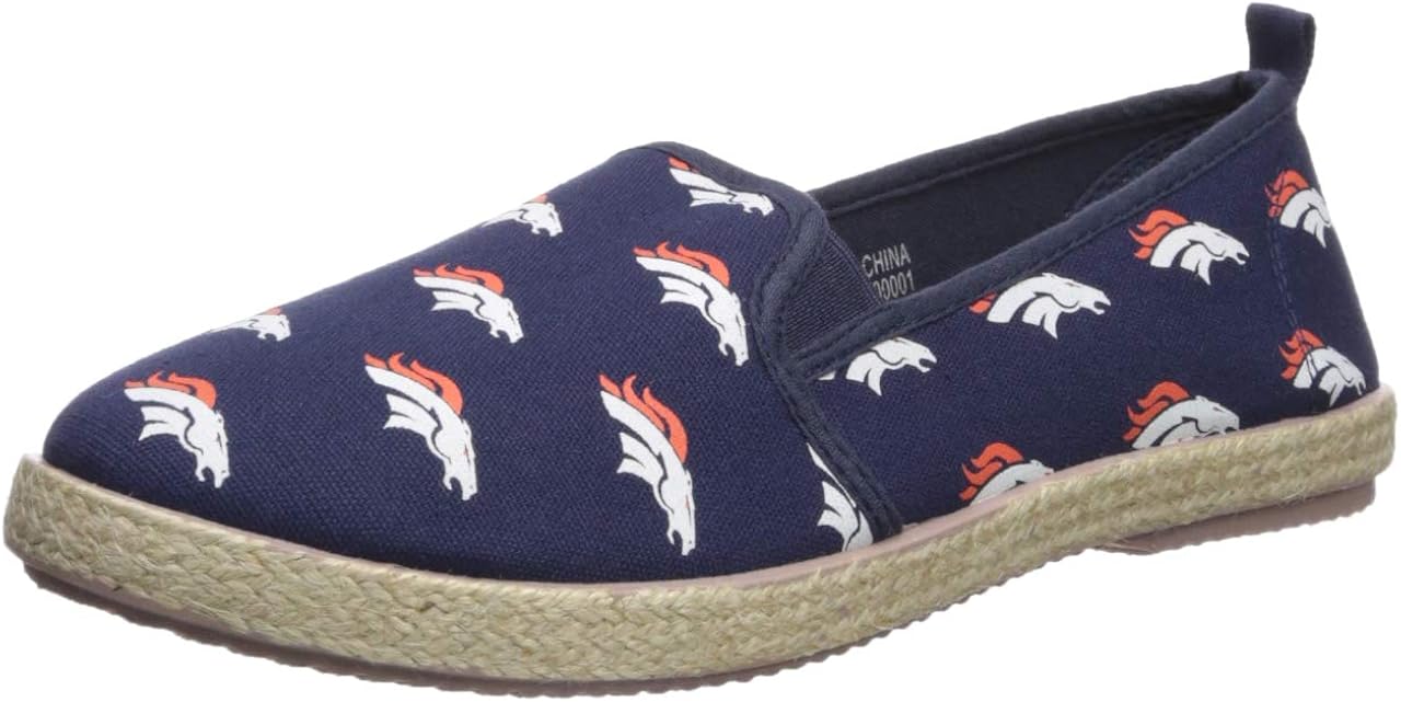 FOCO NFL Women's Espadrille Canvas Shoes : Sports & Outdoors
