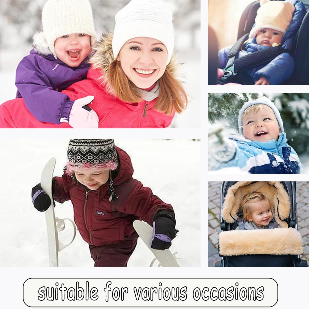 Infant Toddler Snowsuit Cute Baby Bear Suit Newborn Winter Coat Warm Hooded Jumpsuit for Boys Girls - Image 5