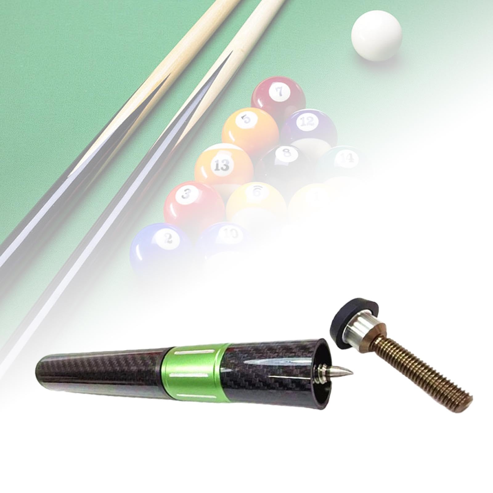 F Fityle Rallonge De Queue De Billard – Compacte, Légère, En Métal Et PP, Pour Hommes Et Femmes Débutants