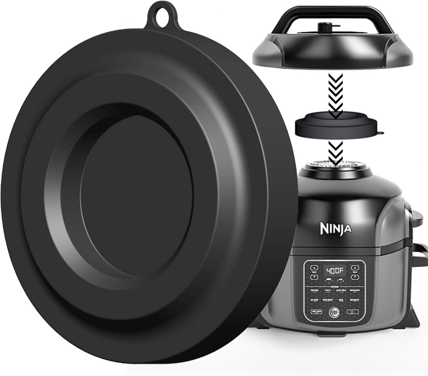 Lid Stand Silicone Lid Holder Accessories Compatible with Ninja Foodi Pressure