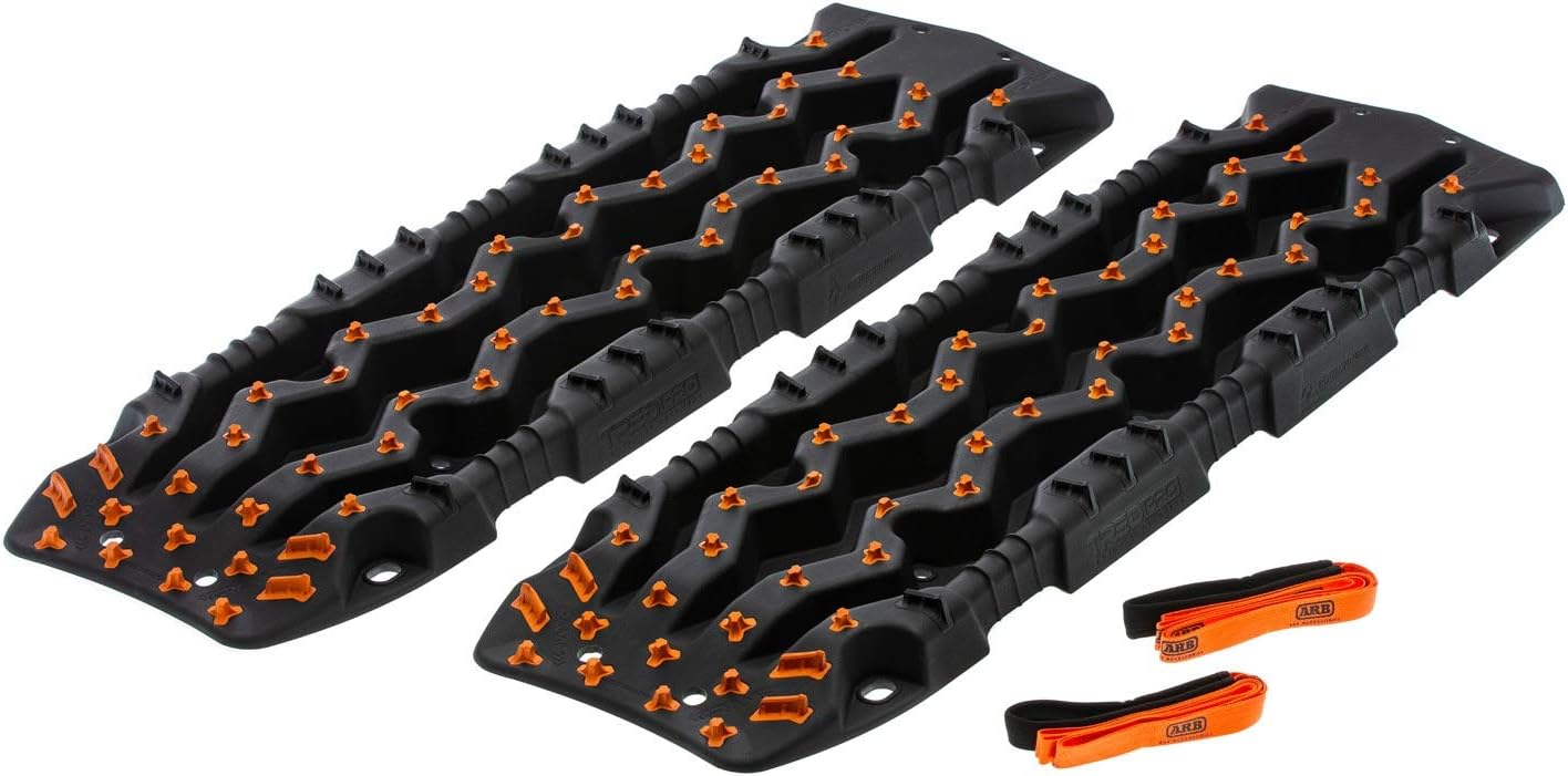 ARB TREDPROBOB Vehicle Recovery Boards Traction Tracks and Extraction Device for Off-Road Mud, Sand, Snow Black/Orange