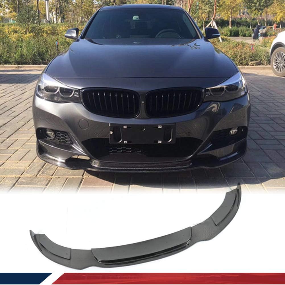 Carbon Fiber Front Bumper Lip Spoiler Splitters fits for BMW 3 Series F34 GT M Sport 2013-2019 Factory Outlet