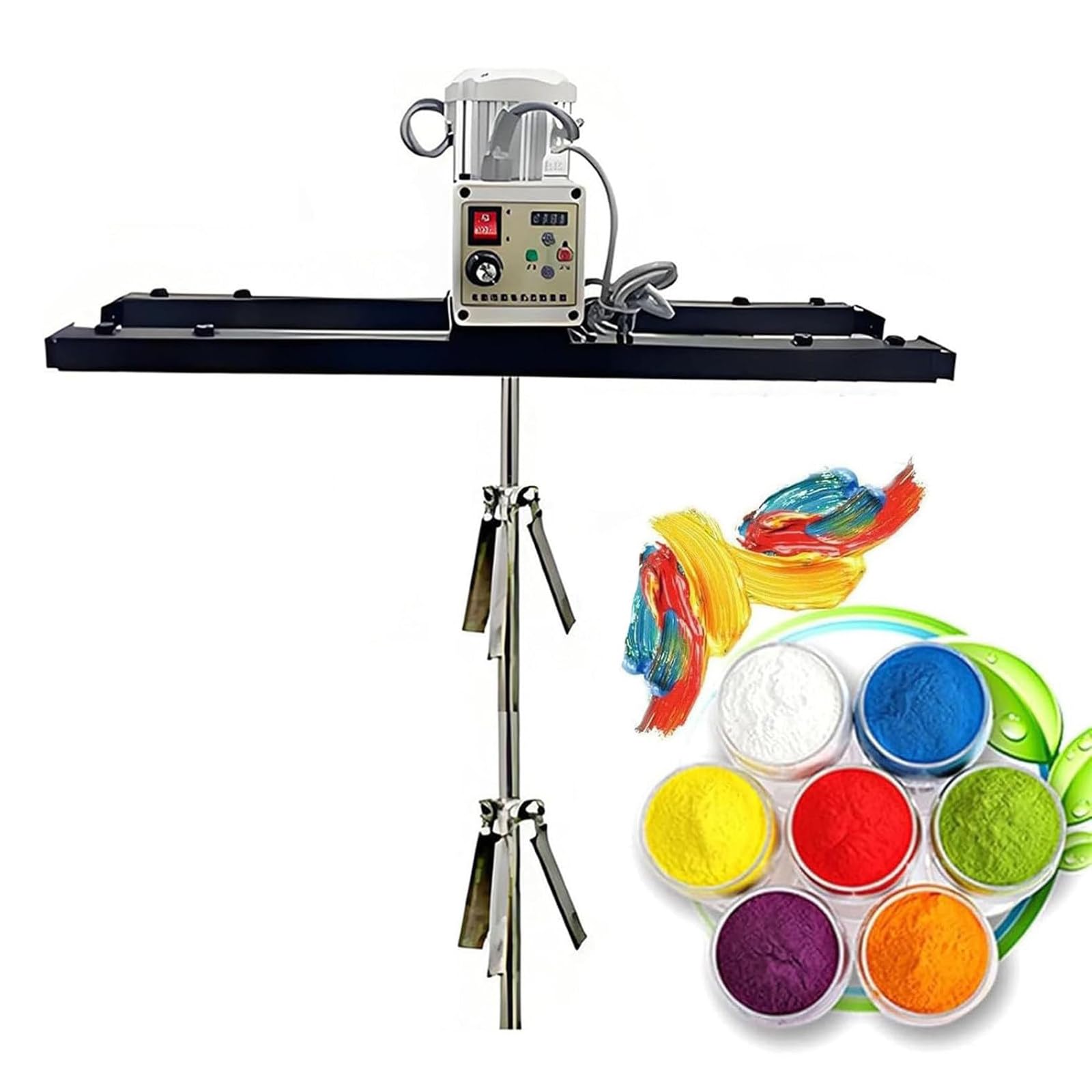 HajMyrdonyx 265 Gallon Tote Mixer Agitator, 304 Stainless Folding Propeller, Electric Tank Blender Machine, Variable Speed 200-3000 RPM For IBC Tote Mixer And Industrial Liquids A