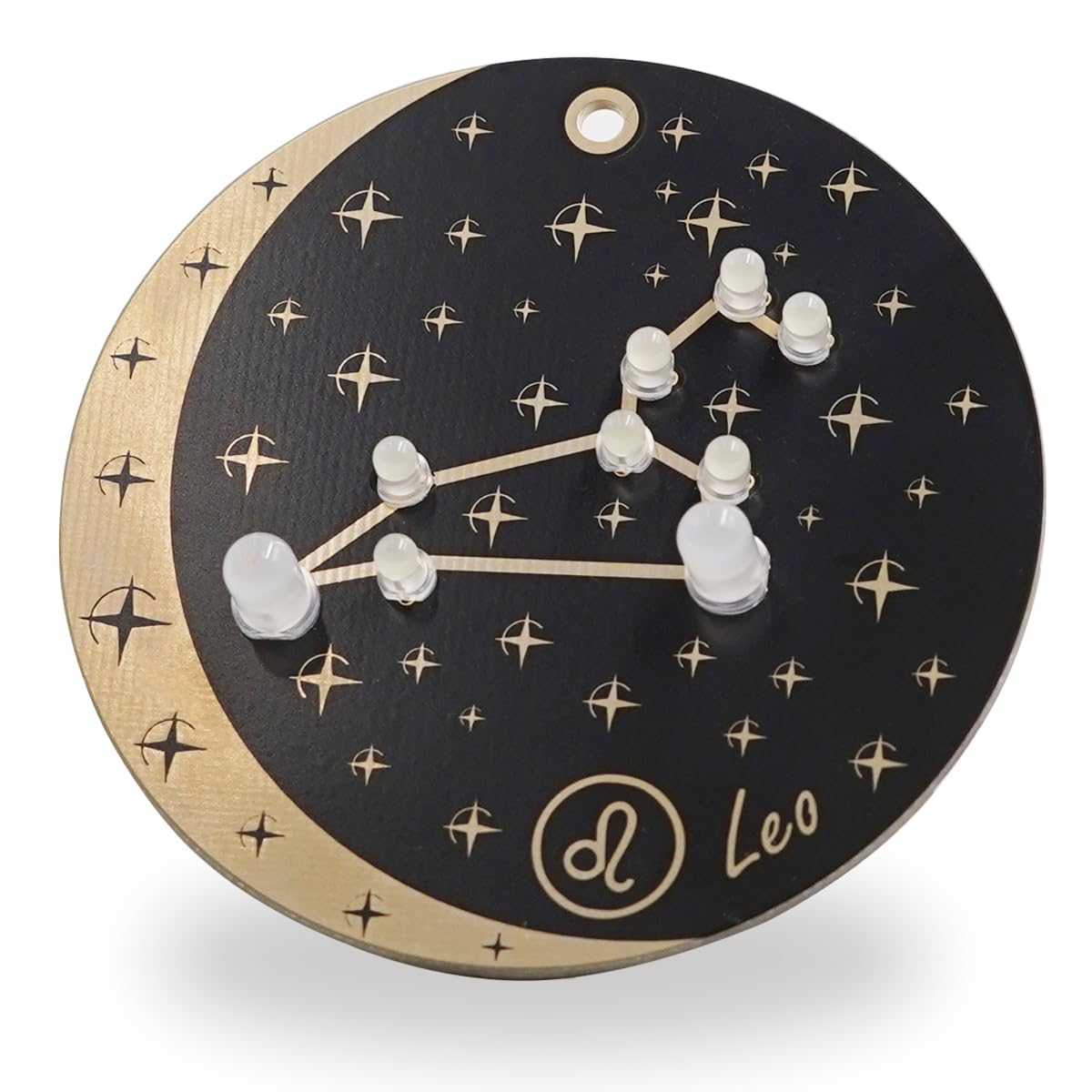 Treedix Soldering Project Kits, Constellation Pattern, DIY Solder Kit for Beginners Room Ornaments, Decorative Gifts (Leo)