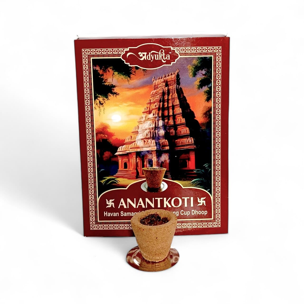 ||ANANTKOTI|| Havan Samagri Desi Cow Dung Cup Dhoop| Natural Havan Samagri Fragrance Dhoop Cups | Havan Cups for Puja for Home, Meditation.-image-47