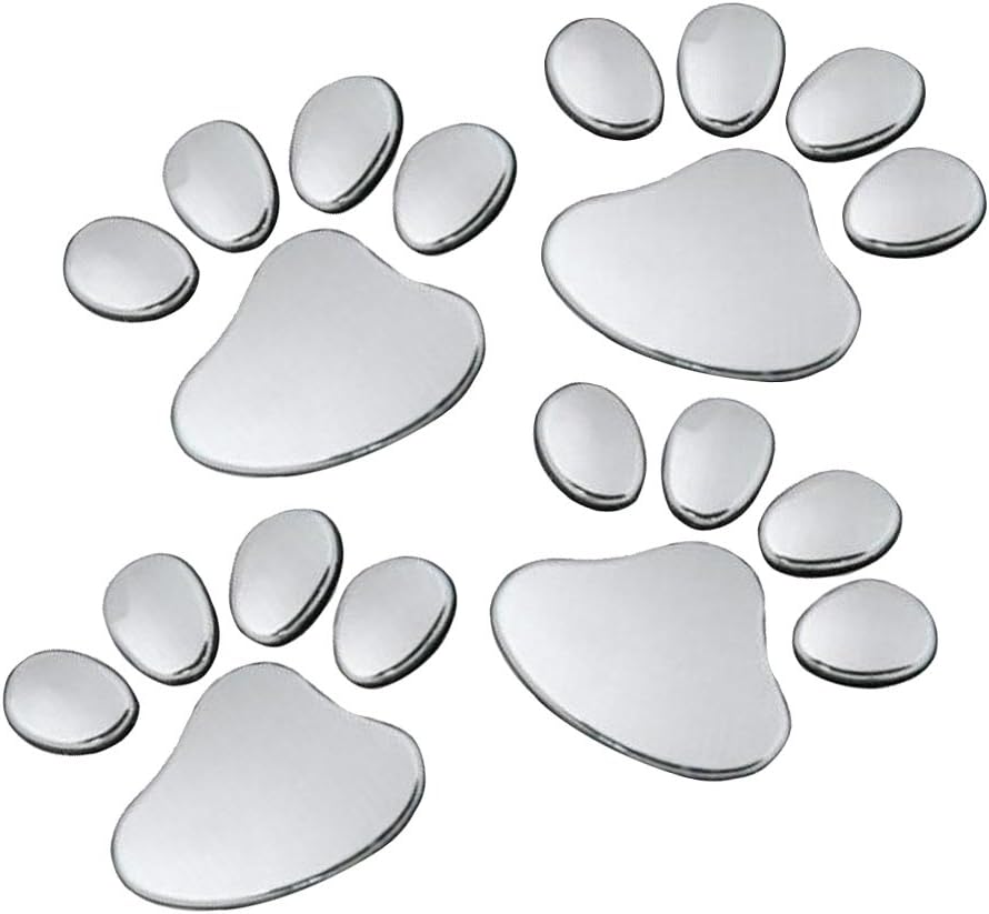 Amazon Co Jp Origin カーステッカー 車やバイク キズ隠し 凹み隠しに 猫 犬 足跡 可愛い おしゃれ 肉球ステッカー 飾り 愛車のキズやヘコミ対策 立体テッカー 1枚 2個 セット Ebset50 車 バイク