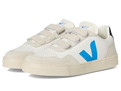VEJA Kids Small V-90 Origanically Traced Leather (Big Kid) Kids Shoes Extra White/Egee : Unisex EU 39 (US 7 Big Kid) M