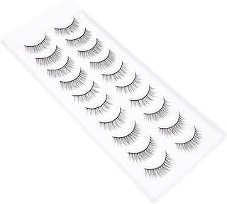 Beavorty 10 Pares De Cílios Postiços Maquiagem Ferramenta De Beleza Volume Cílios Postiços Maquiagem Cílios Postiços Cílios Postiços Naturais Cílios Postiços Cílios Densos Cílios