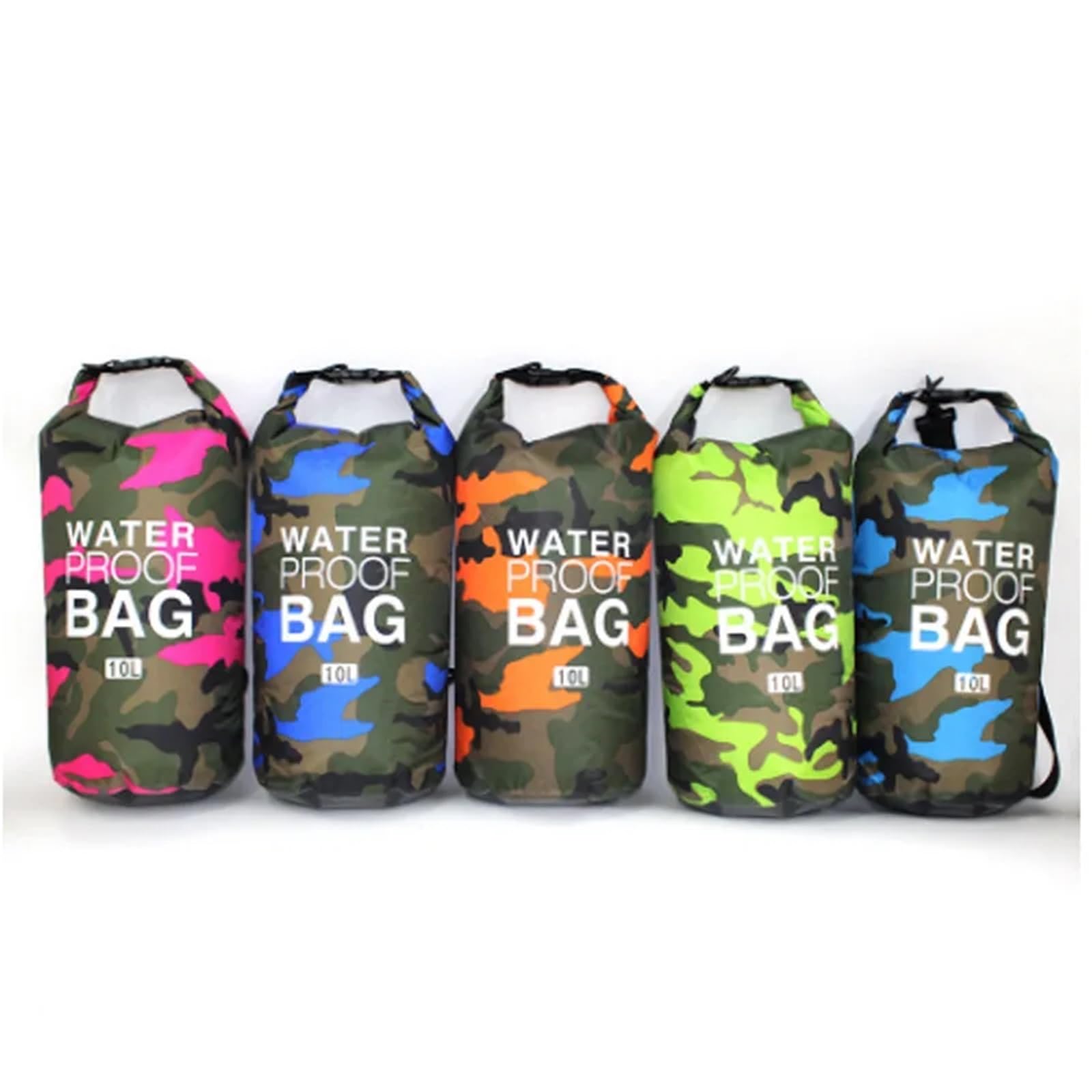 Borsa Nuoto Borsa impermeabile asciutta per esterni Borsa asciutta Sacco impermeabile galleggiante Borse per attrezzi asciutti per nautica Pesca Rafting Nuoto(Clear)