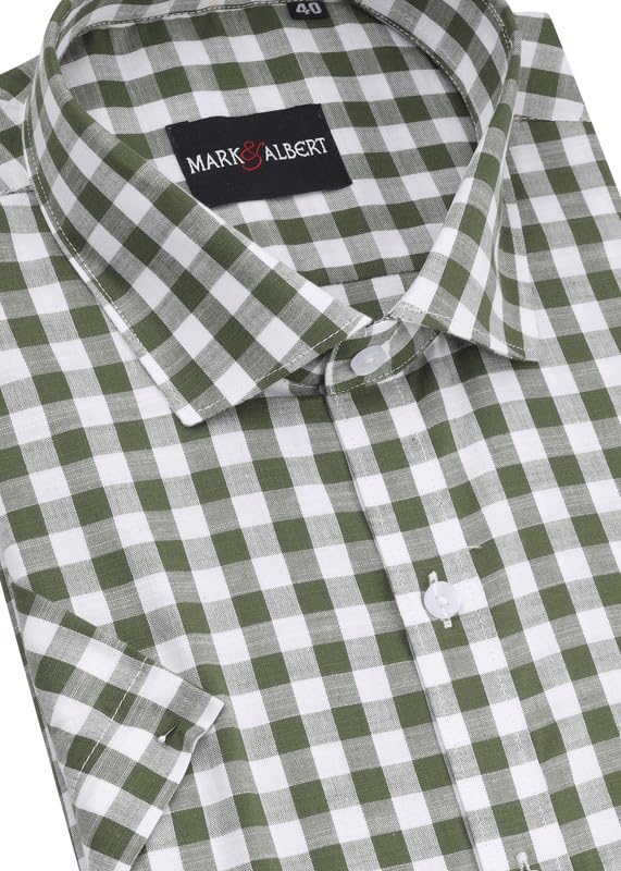 Image of Men's Half Sleeves Regular Shirt Navy