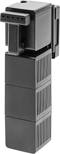 Miniatura 5 de Sicce Shark Pro Nano 250 - Filtro interno de energía para acuarios de 65 GPH de hasta 13 galones  Barra de pulverización silenciosa, mini tanque de