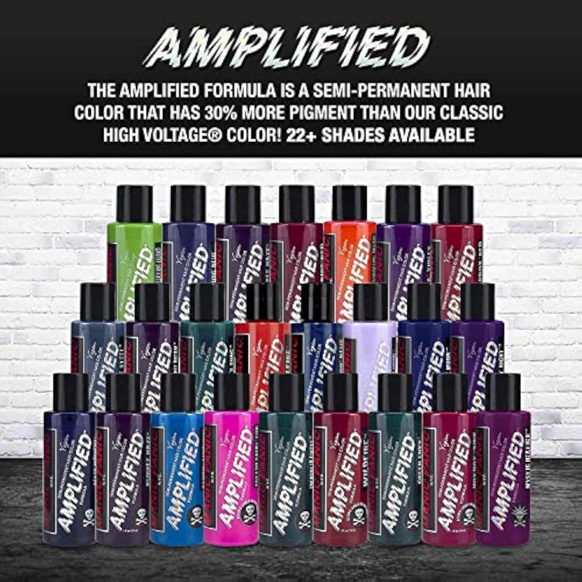 Amplified Semi Permanent Hair Colour - PILLARBOX RED