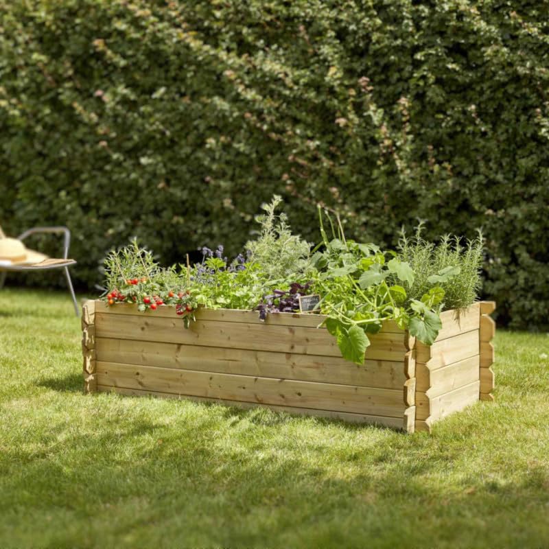 FOREST STYLE Carré Potager en Bois 214L - Basil