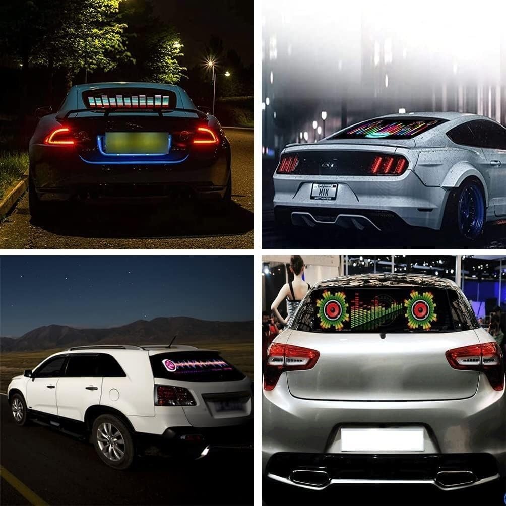 LED Neon Decorative Car Music Rhythm Ambient Light Stickers